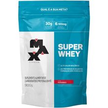Super Whey Max Titanium Morango 900g