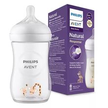 Mamadeira Philips Avent 260ml Pétala n°3 Girafa