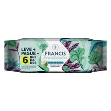 Sabonete Francis Brasilidades Água de Coco 80g 6 unidades Sabonete Francis Brasilidades Agua de Coco 80g 6 Unidades Leve Mais Pague Menos