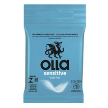 Preservativo Olla Sensitive 3 Unidades