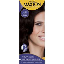 Tintura Maxton Kit Prático 4.0 Castanho Natural.