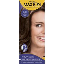 Tintura Maxton Kit Prático 5.0 Castanho Claro Roma.