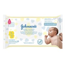 Lenço Umedecido Johnson Baby Recém Nascido 48 Unidades