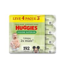 Lenço Umedecido Huggies Max Clean  - Leve 4 e Pague 3 unidades