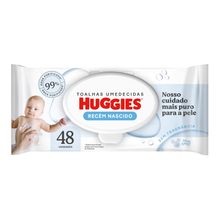 Lenço Umedecido Puro e Natural 48 unidades