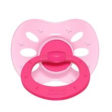 Chupeta Lillo Extra Air Ortodôntica Silicone Cor Forte Tamanho 2 Rosa
