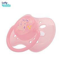 Chupeta Lolly Baby Oceano Silicone Ortodôntico N2 Rosa