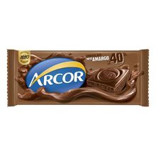 Chocolate Arcor Meio Amargo 40% 80g