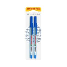 Caneta Compactor Azul 0.7mm 2 Unidades Caneta Compactor 0.7mm Azul 2 Unidades