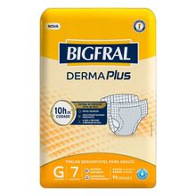Fralda Geriátrica Bigfral Derma Plus Regular G 7 Unidades Fralda Geri?trica Bigfral Derma Plus Regular G 7 Unidades
