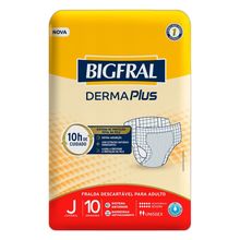 Fralda Geriátrica Bigfral Derma Plus Regular Juvenil 10 Unidades Fralda Geri?trica Bigfral Derma Plus Regular Juvenil 10 Unidades