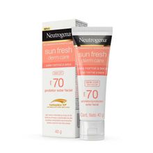 Protetor Solar Facial Neutrogena Sun Fresh Dry Skin Sem Cor FPS70 40g Protetor Solar Facial Neutrogena Sun Fresh Dry Skin Sem Cor FPS70 50g