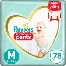 Fralda Descartável Pampers Premium Care Pants M 78 Unidades Fralda Descart?vel Pampers Premium Care Jumbo Top M 78 Unidades