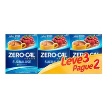 Adoçante Zero Cal Sucralose Leve3 e Pague2 600mg 50 unidades