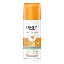 Protetor Solar Facial Eucerin Sun Oil Control Tinted Médio FPS 70 50g Protetor Solar Facial Eucerin Sun Oil Control Tinted M?dio PS70 50g