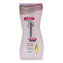 Sabonete Líquido Monange Extrato de Oliva 240ml Sabonete L?quido Monange Extrato de Oliva 240ml