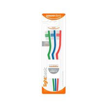 Escova Dental Powerdent Classic 3 unidades