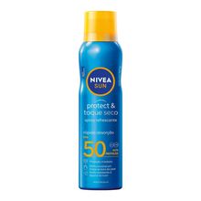 Protetor Solar Nivea Sun Spray Protect & Toque Seco FPS50 200ml