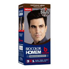 Tintura Bozzano Biocolor Homem Castanho Médio Tintura Biocolor Homem Castanho Medio 257901