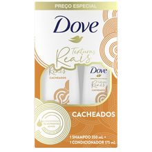 Shampoo + Condicionador Texturas Reais Cacheados Kit Shampoo Texturas Reais 350ml+Condicionador175ml Cacheados
