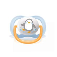 Chupeta Philips Avent Ultra Air 0 a 6 Meses Pinguim Menino SCF081/03 Chupeta Philips Avent Ultra Air 0 a 6 Meses Penguin Menino SCF081/03