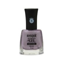 Esmalte Risqué  Lilás Diamond Gel Metálico Seda 9,5ml Esmalte Risqué Lilás Diamond Gel Metálico Seda 9,5ml