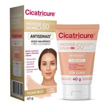 Protetor Solar Cicatricure Antissinais Cor Clara FPS50 40g