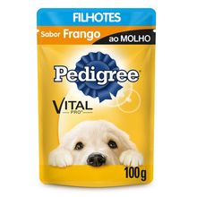 Ração Cachorro Pedigree Junior Frango Sachê 100g