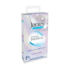 Preservativo Jontex Sensação Invisível 4 Unidades Preservativo Jontex Sensa??o Invis?vel 4 Unidades