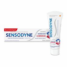 Creme Dental Sensodyne Sensibilidade & Gengivas Whitening 100g