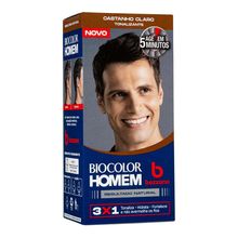 Tintura Bozzano Biocolor Homem Castanho Claro Tintura Biocolor Homem Castanho Claro 257891
