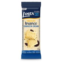 Chocolate Branco Linea Zero Açucar Cookies N Cream75g