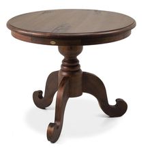 Mesa Redonda Para Sala de Jantar 2 Lugares Halsey 90 cm Canela - Gran Belo