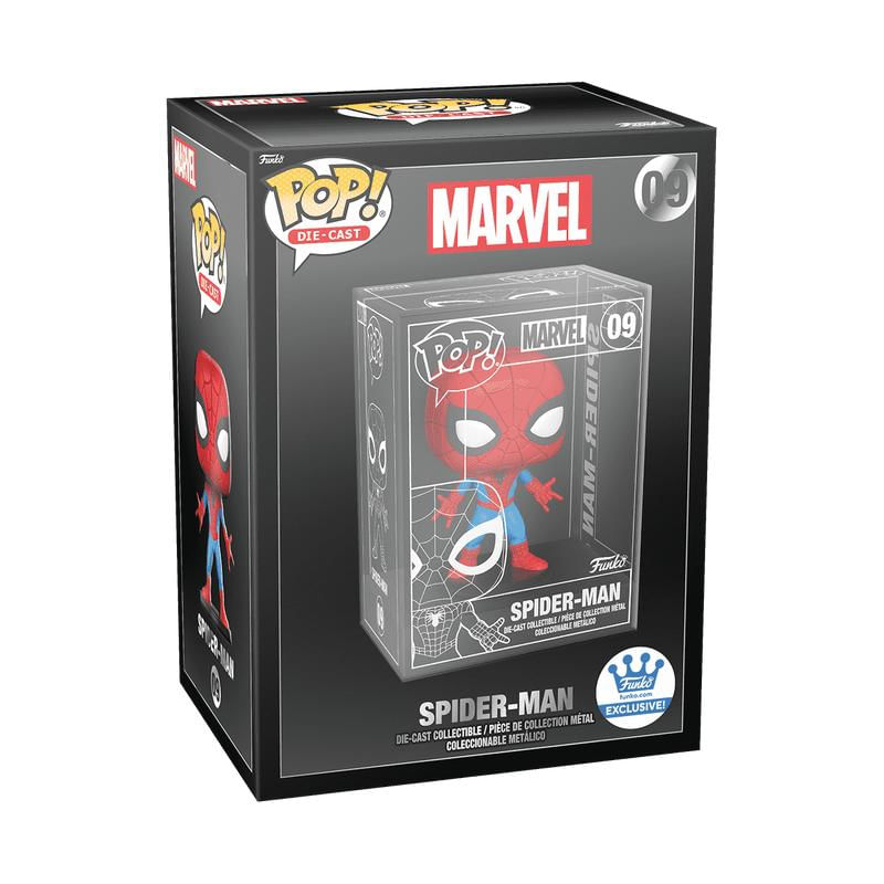 Funko Pop Marvel 09 Spider-Man Die Cast Exclusive - Shop Coopera