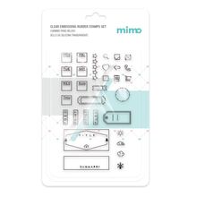 Carimbo para Relevo - Etiquetas - Mimo - 11 x 16 cm