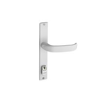 FECHADURA PORTA ALUMINIO PADO 661 MAGNUM BRANCA PERFIL ESTREITO FERRO AÇO