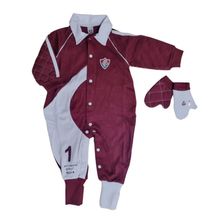 Macacão Bebê Goleiro Fluminense Longo Oficial