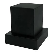 Acabamento Quadrado Registro 1/2 e 3/4 Volante C-80 Metal Preto Padrão Deca