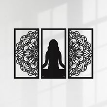 Quadro Decorativo Corte à Laser - MANDALA YOGA