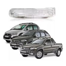 Lente Do Pisca Seta Retrovisor Fiat Idea Strada Pálio Adventure Lado Esquerdo