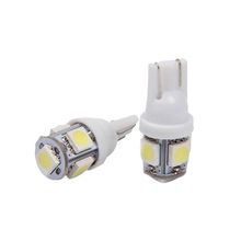 Lâmpada 5 Leds Esmagada Grande (Pingo) Smd T10 5050 Par