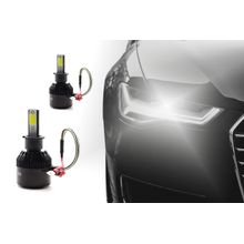Kit Lâmpadas Super Led CODE H3 8000k Branca 7800 Lúmens