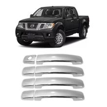 Aplique Cromado Maçaneta Nissan Frontier 2008 à 2016 Sentra 2008 à 2013 4 Portas