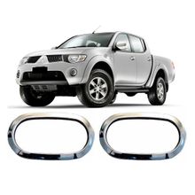 Aplique Moldura do Pisca L200 Triton 2008/2016 Pajero Dakar 2009/2016
