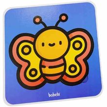 Quebra Cabeça 4 partes - Borboleta - 6082 - Babebi