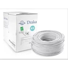 Cabo De Rede Cat5e Utp Lan 305 Metros 100% Cobre Draka Branco