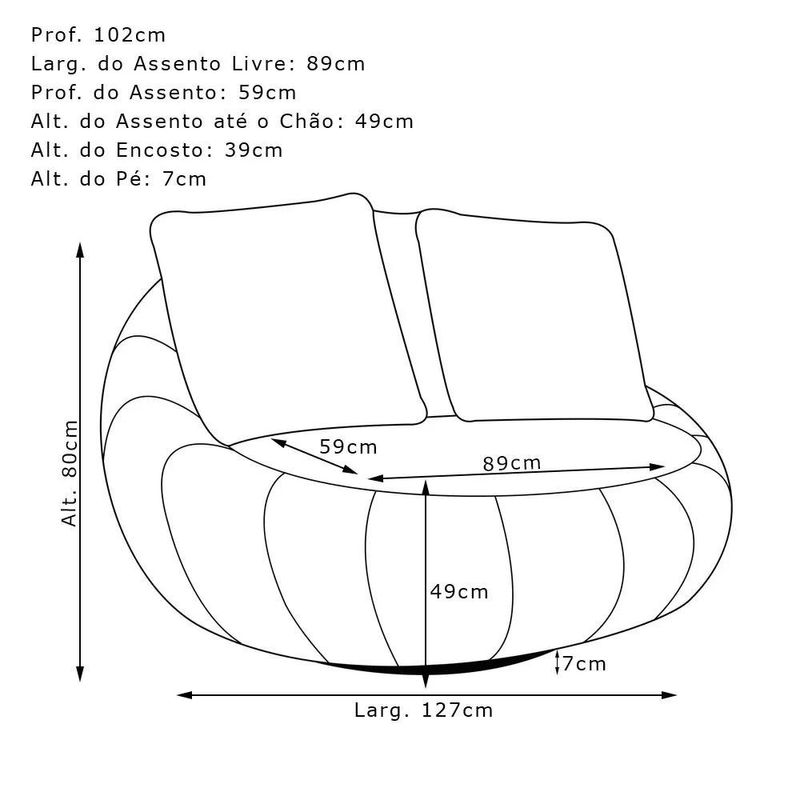 Poltrona Decorativa Giratória Sala de Estar Afrodite Linho Cinza