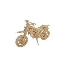 Quebra-Cabeça 3D Motocross 55 Peças - Dinobrinque