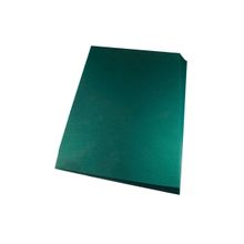 Capa para encadernação A3 Verde PP Couro 0,30mm 100un