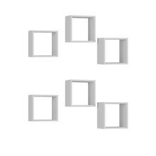 Kit 6 Nichos Organizador 30x30cm Branco - Gran Belo
